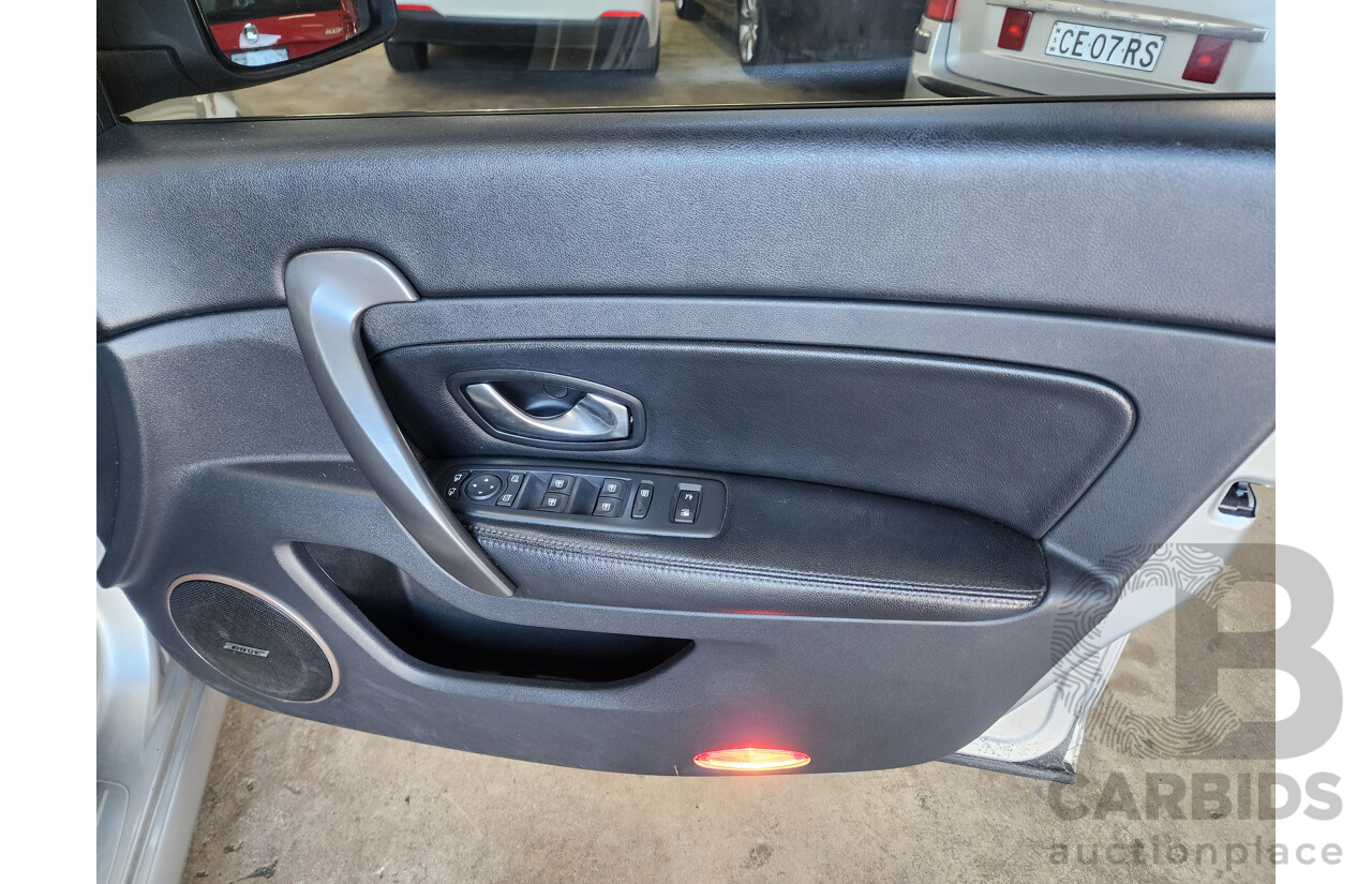 12/2011 Renault Latitude 2.0 dCi LUXE X43 4d Sedan Silver 2.0L