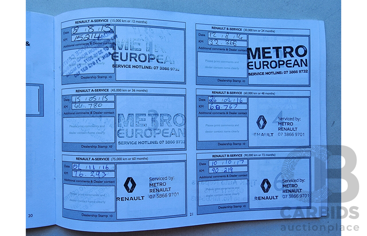 12/2011 Renault Latitude 2.0 dCi LUXE X43 4d Sedan Silver 2.0L