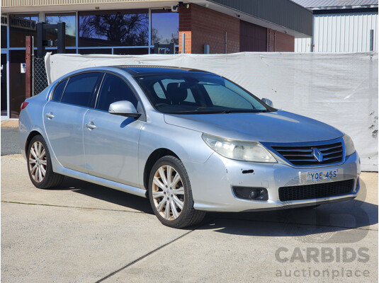 12/2011 Renault Latitude 2.0 dCi LUXE X43 4d Sedan Silver 2.0L