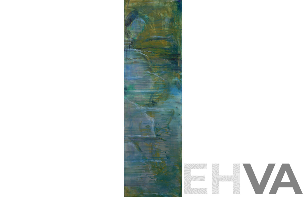 Artist Unknown (20th Century), Morning Mist, Contemporary Oil on Canvas Painting, 137 x 40 cm