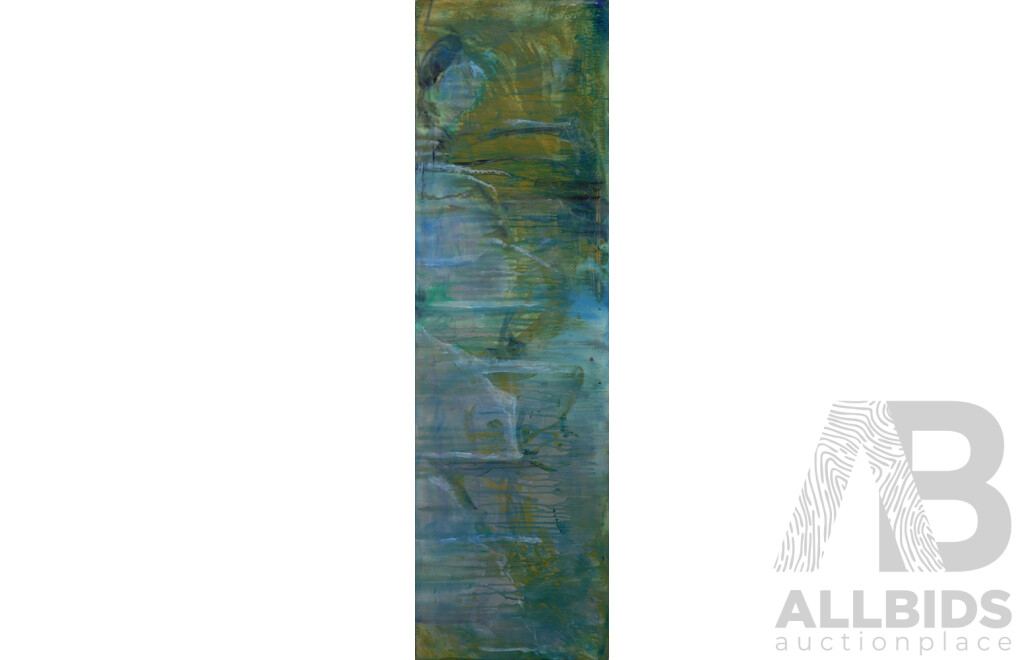 Artist Unknown (20th Century), Morning Mist, Contemporary Oil on Canvas Painting, 137 x 40 cm