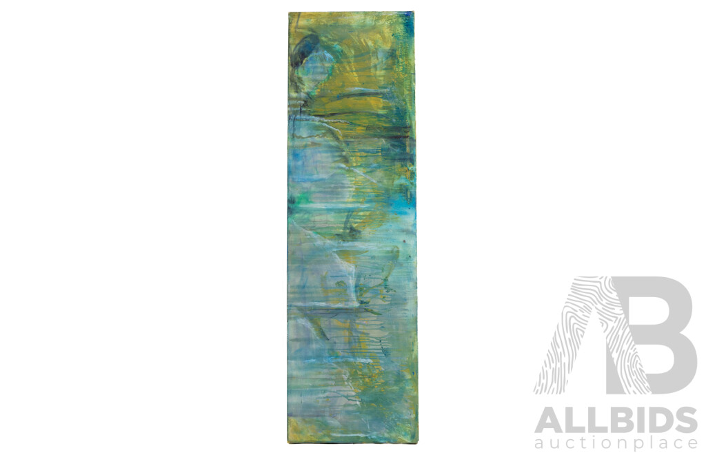 Artist Unknown (20th Century), Morning Mist, Contemporary Oil on Canvas Painting, 137 x 40 cm