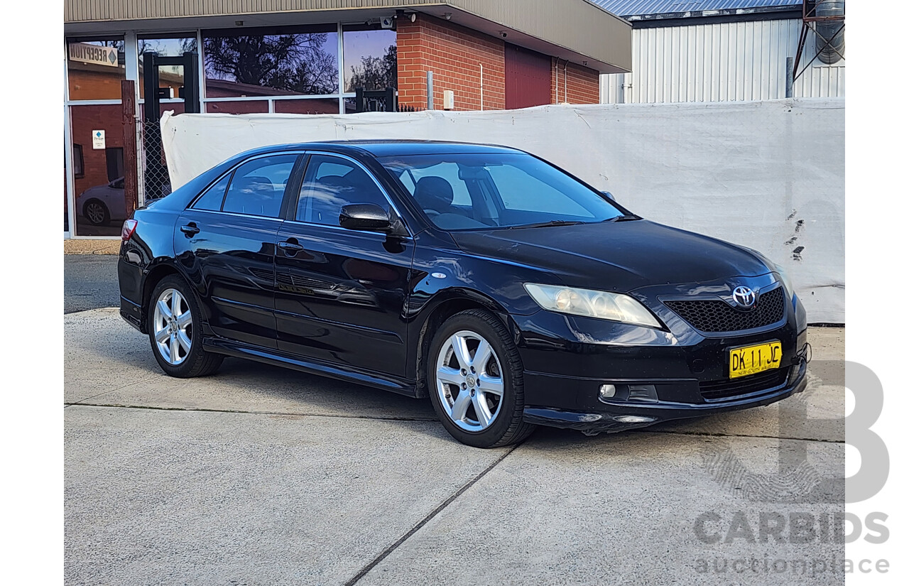 10/2007 Toyota Camry Sportivo ACV40R 07 UPGRADE 4d Sedan Black 2.4L