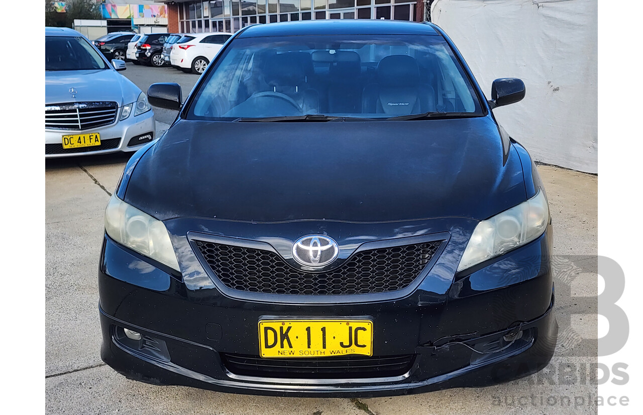 10/2007 Toyota Camry Sportivo ACV40R 07 UPGRADE 4d Sedan Black 2.4L