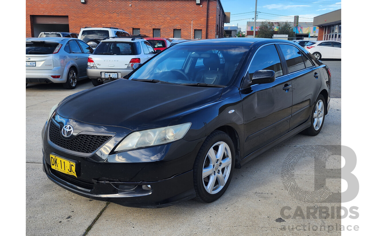 10/2007 Toyota Camry Sportivo ACV40R 07 UPGRADE 4d Sedan Black 2.4L