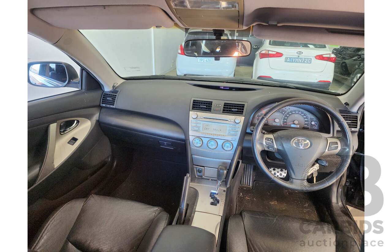 10/2007 Toyota Camry Sportivo ACV40R 07 UPGRADE 4d Sedan Black 2.4L