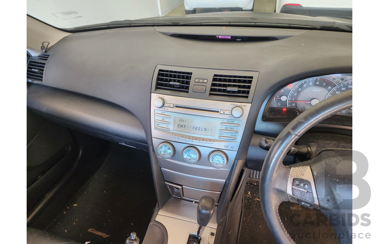 10/2007 Toyota Camry Sportivo ACV40R 07 UPGRADE 4d Sedan Black 2.4L