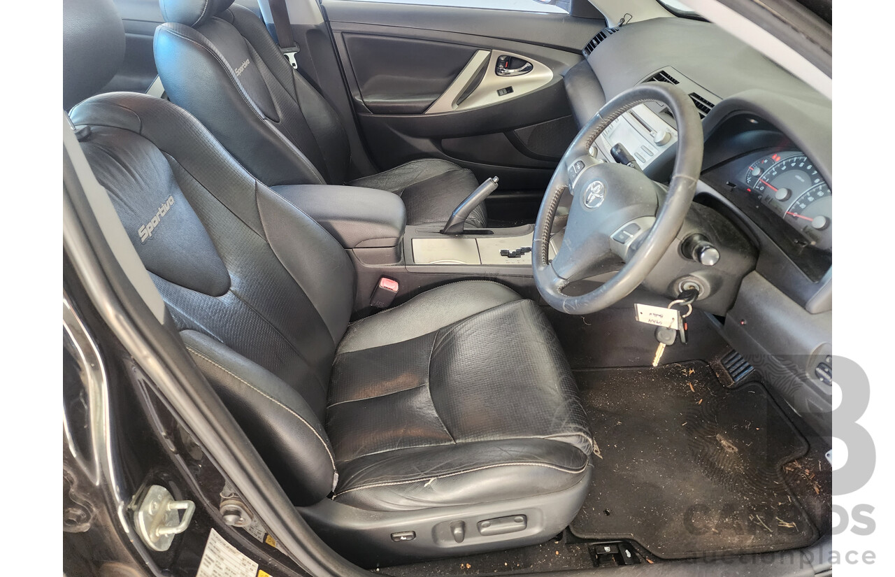 10/2007 Toyota Camry Sportivo ACV40R 07 UPGRADE 4d Sedan Black 2.4L