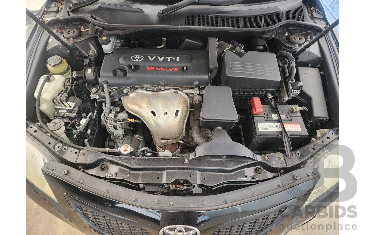 10/2007 Toyota Camry Sportivo ACV40R 07 UPGRADE 4d Sedan Black 2.4L