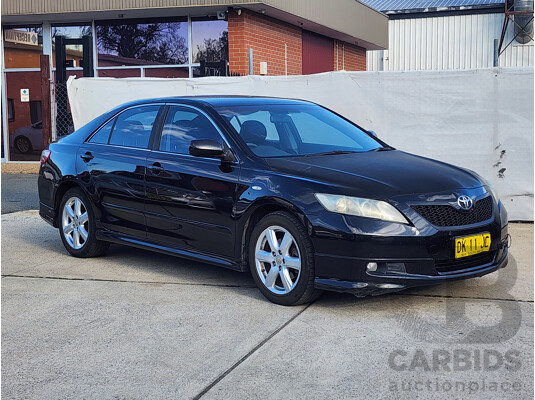 10/2007 Toyota Camry Sportivo ACV40R 07 UPGRADE 4d Sedan Black 2.4L