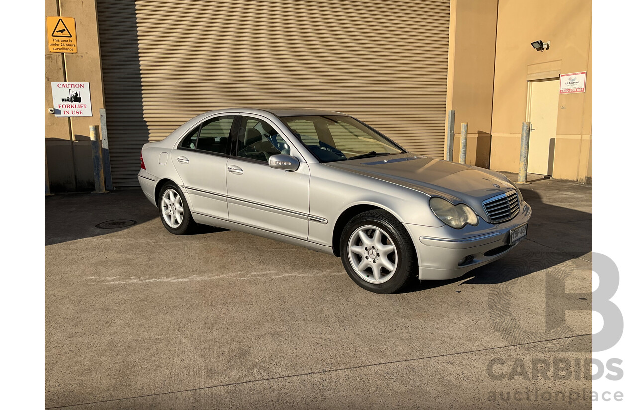 6/2003 Mercedes-Benz C240 Elegance W203 4d Sedan Silver V6 2.6L