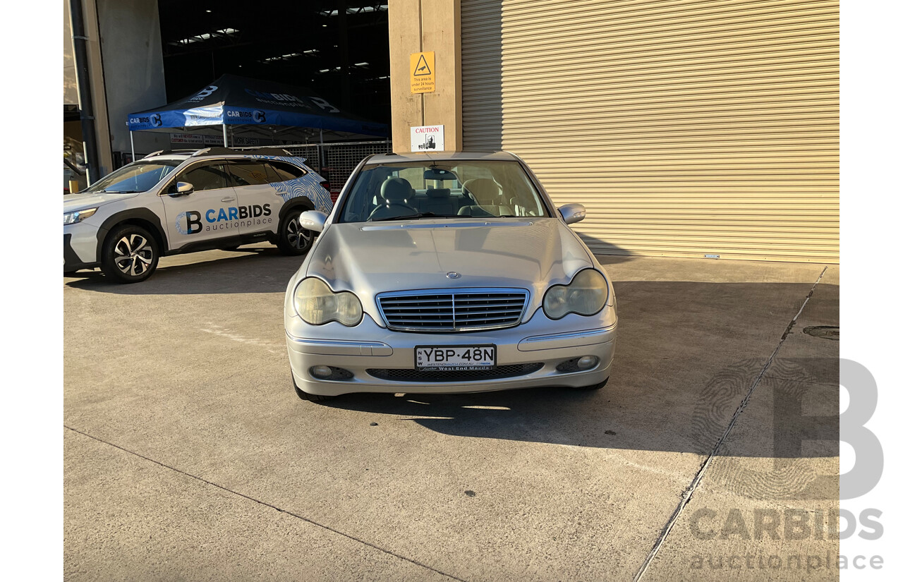 6/2003 Mercedes-Benz C240 Elegance W203 4d Sedan Silver V6 2.6L