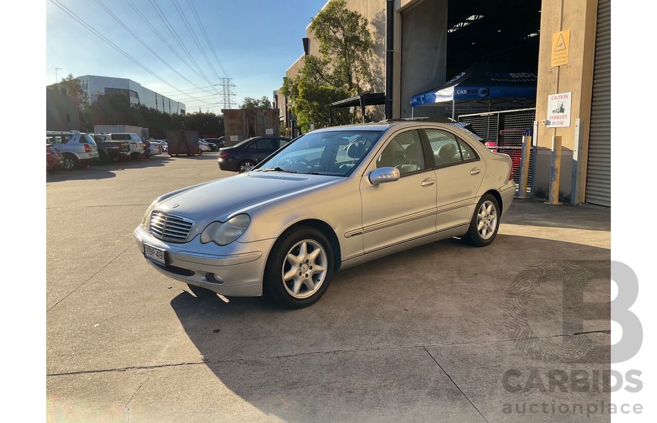 6/2003 Mercedes-Benz C240 Elegance W203 4d Sedan Silver V6 2.6L