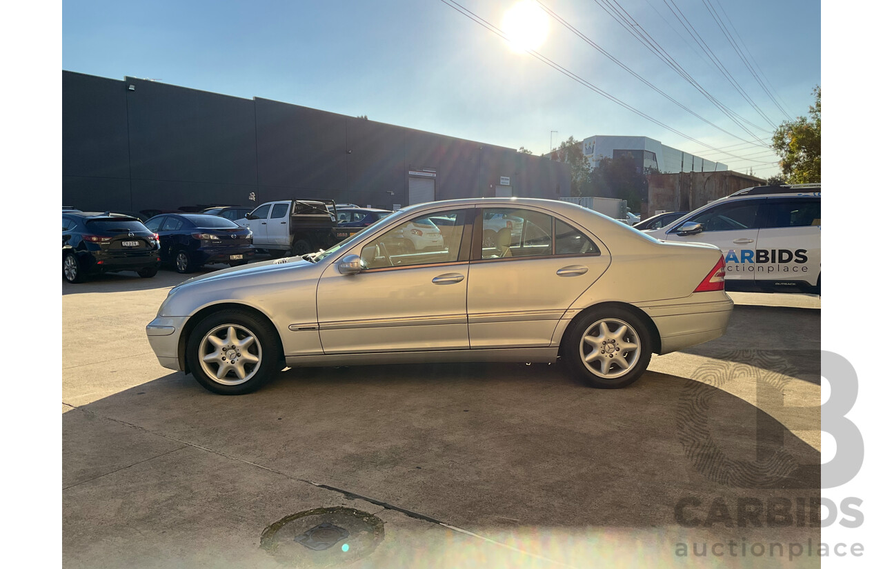 6/2003 Mercedes-Benz C240 Elegance W203 4d Sedan Silver V6 2.6L