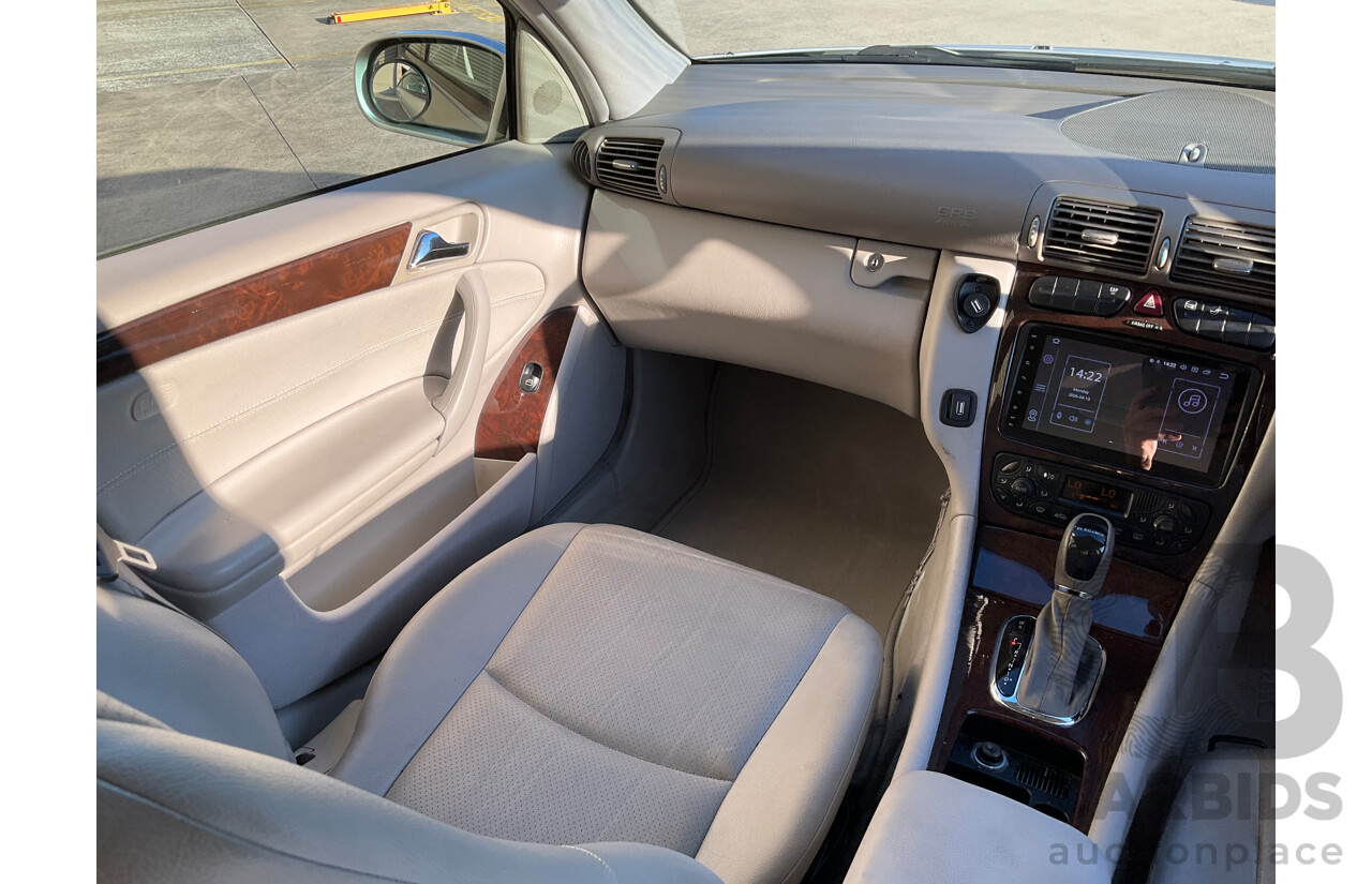6/2003 Mercedes-Benz C240 Elegance W203 4d Sedan Silver V6 2.6L