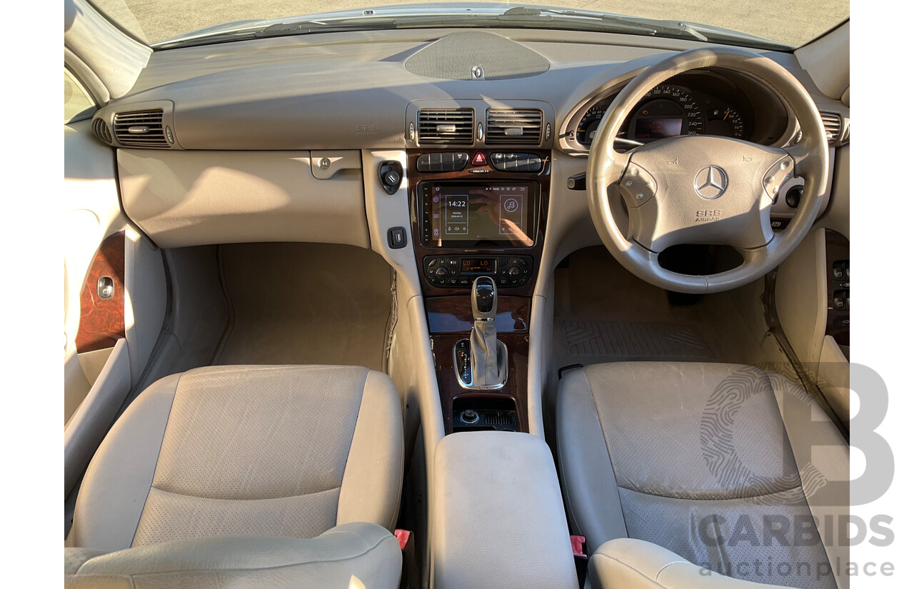 6/2003 Mercedes-Benz C240 Elegance W203 4d Sedan Silver V6 2.6L