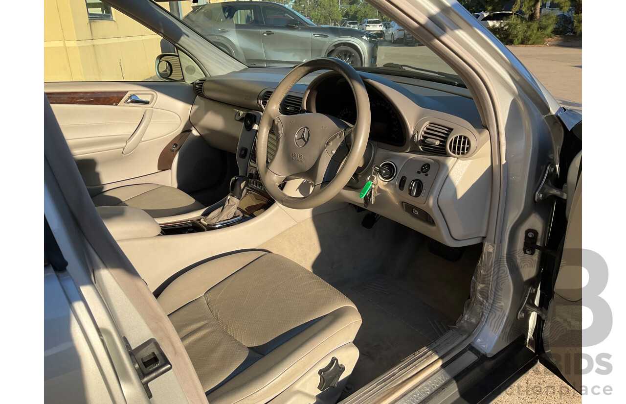 6/2003 Mercedes-Benz C240 Elegance W203 4d Sedan Silver V6 2.6L