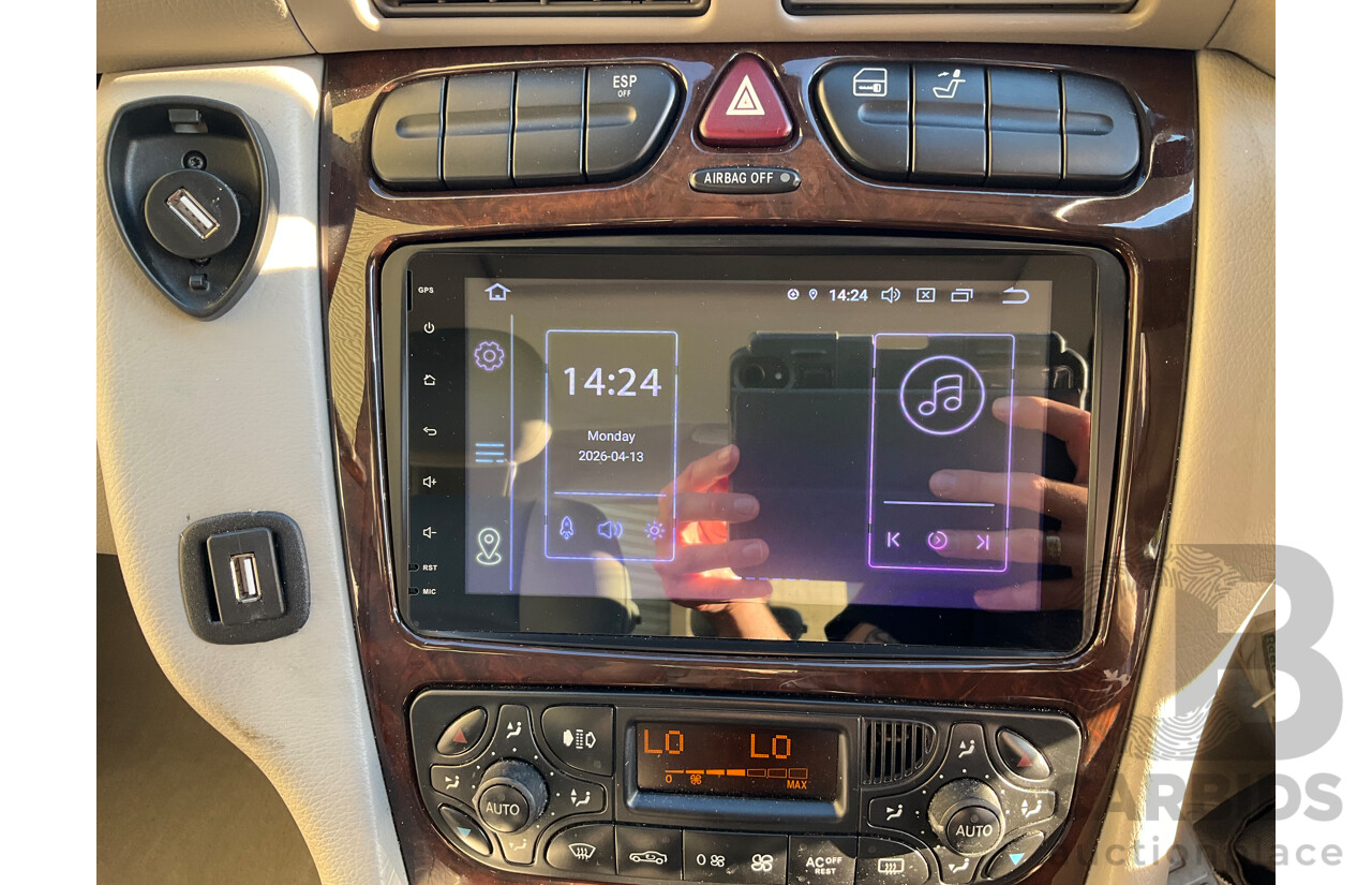 6/2003 Mercedes-Benz C240 Elegance W203 4d Sedan Silver V6 2.6L