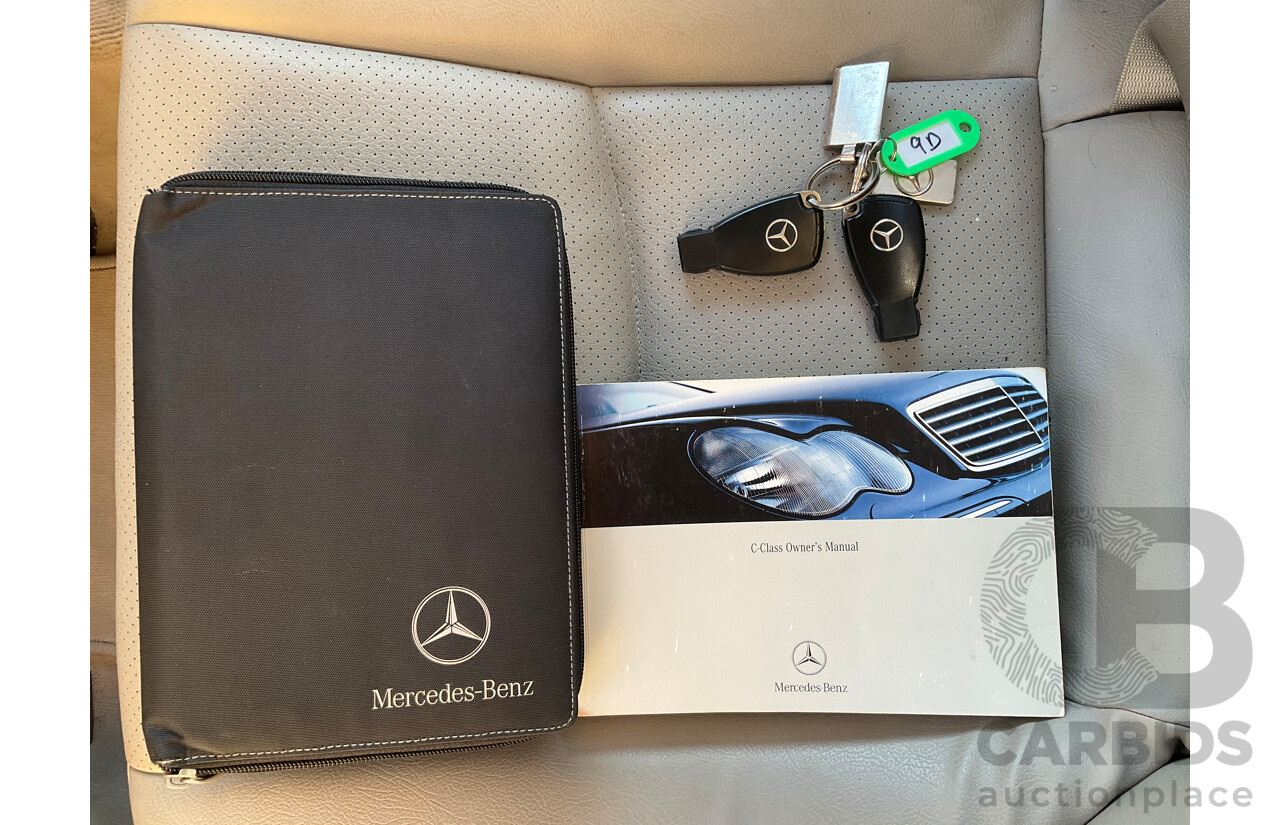 6/2003 Mercedes-Benz C240 Elegance W203 4d Sedan Silver V6 2.6L