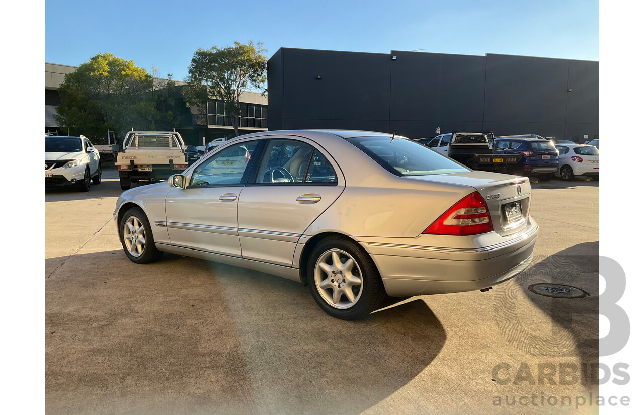 6/2003 Mercedes-Benz C240 Elegance W203 4d Sedan Silver V6 2.6L