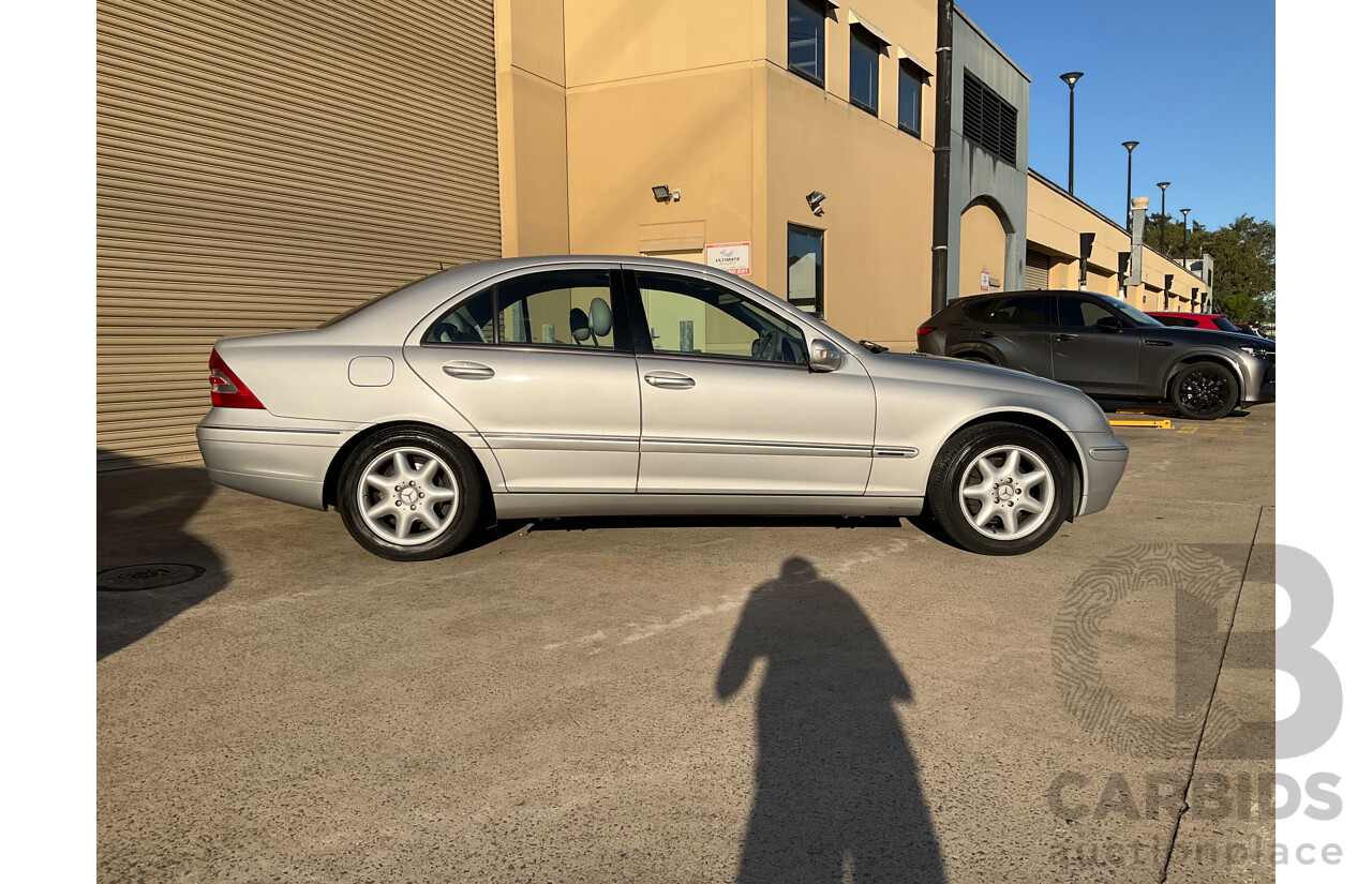 6/2003 Mercedes-Benz C240 Elegance W203 4d Sedan Silver V6 2.6L