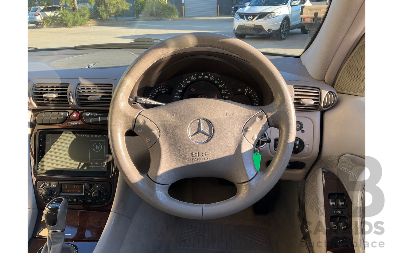 6/2003 Mercedes-Benz C240 Elegance W203 4d Sedan Silver V6 2.6L