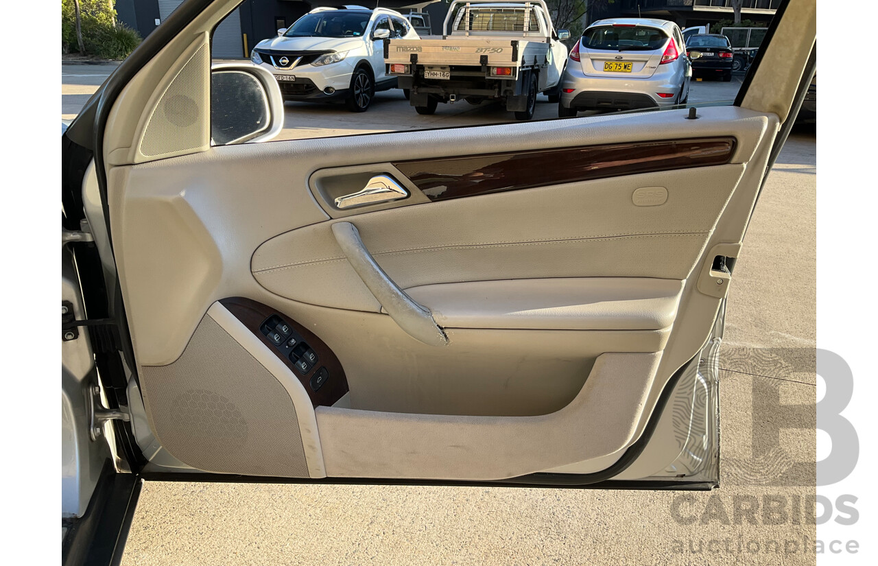 6/2003 Mercedes-Benz C240 Elegance W203 4d Sedan Silver V6 2.6L