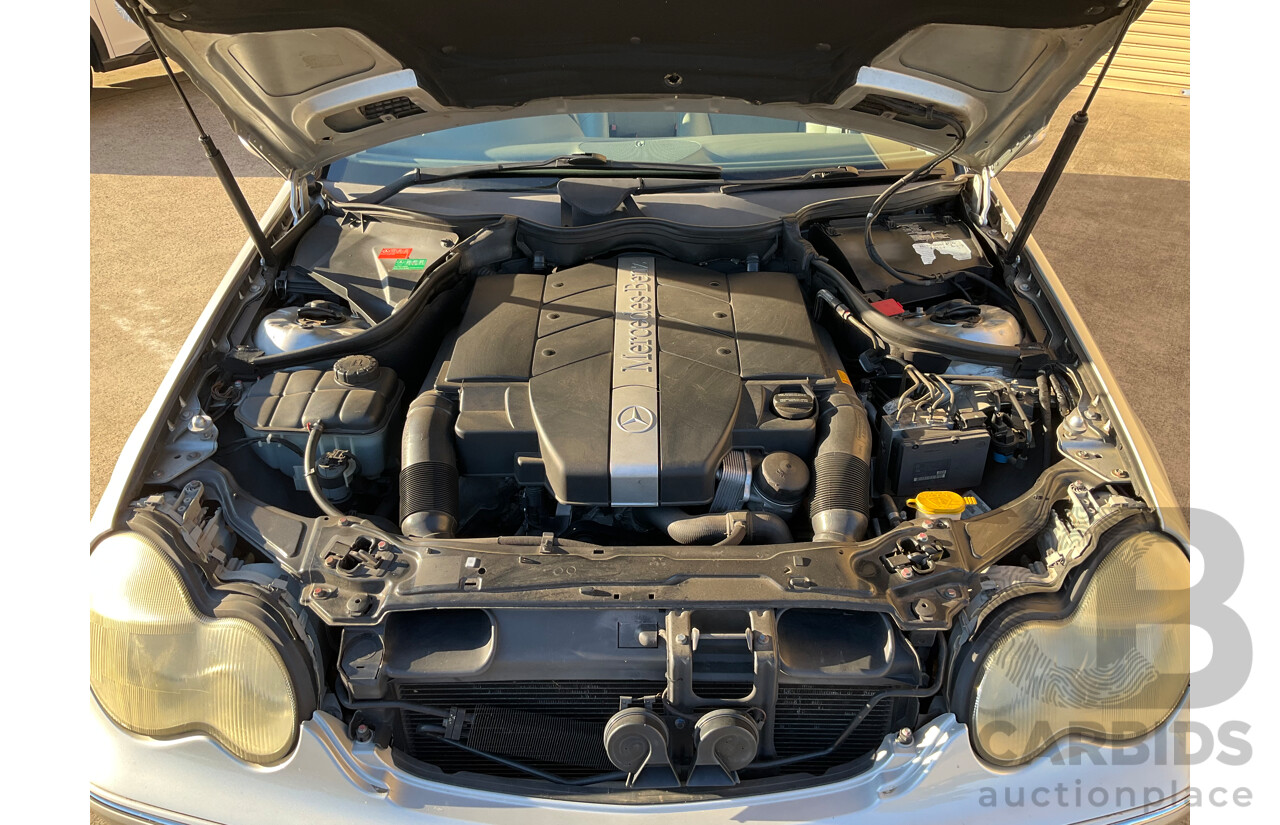 6/2003 Mercedes-Benz C240 Elegance W203 4d Sedan Silver V6 2.6L