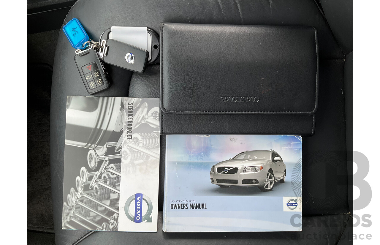 2/2012 Volvo Xc70 3.2 Teknik BZ MY12 4d Wagon Black V6 3.2L