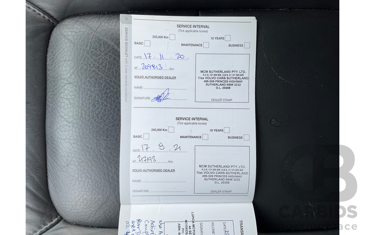 2/2012 Volvo Xc70 3.2 Teknik BZ MY12 4d Wagon Black V6 3.2L