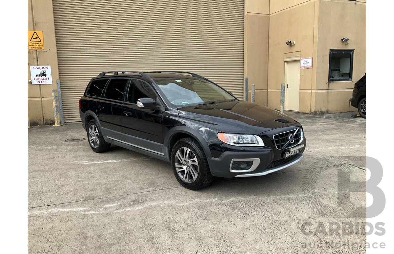 2/2012 Volvo Xc70 3.2 Teknik BZ MY12 4d Wagon Black V6 3.2L