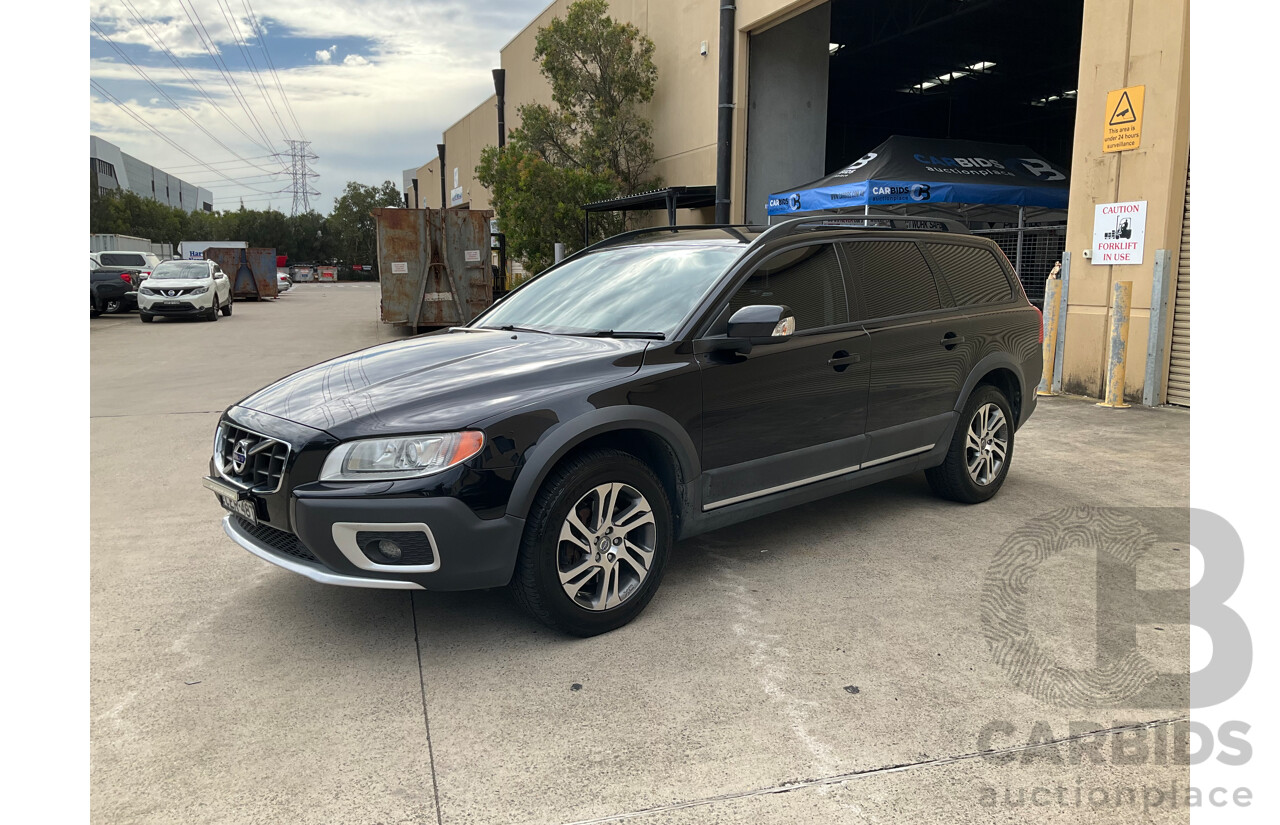 2/2012 Volvo Xc70 3.2 Teknik BZ MY12 4d Wagon Black V6 3.2L