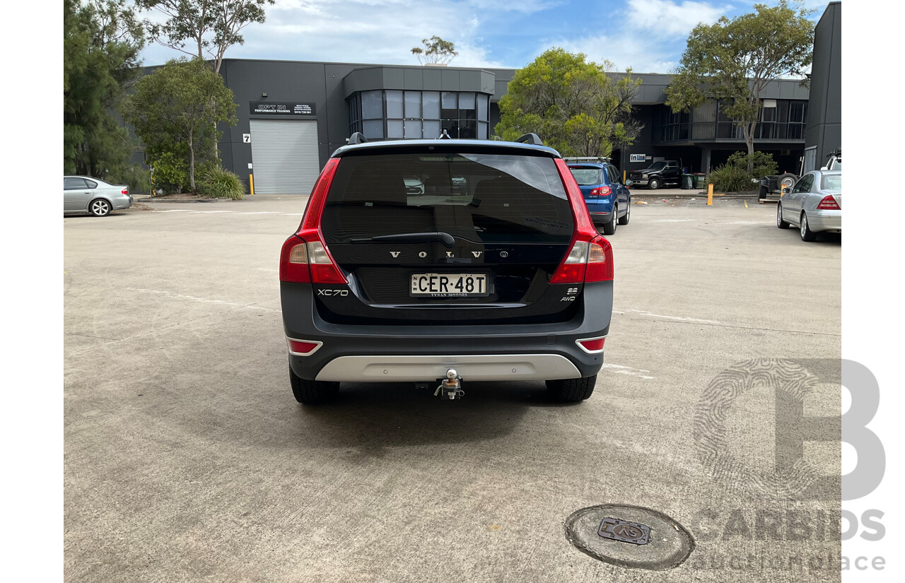 2/2012 Volvo Xc70 3.2 Teknik BZ MY12 4d Wagon Black V6 3.2L