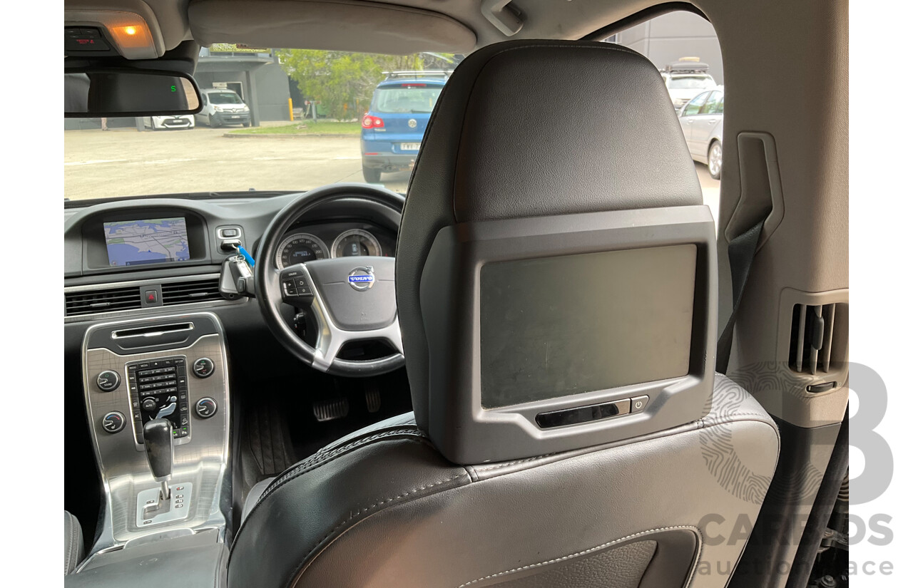 2/2012 Volvo Xc70 3.2 Teknik BZ MY12 4d Wagon Black V6 3.2L