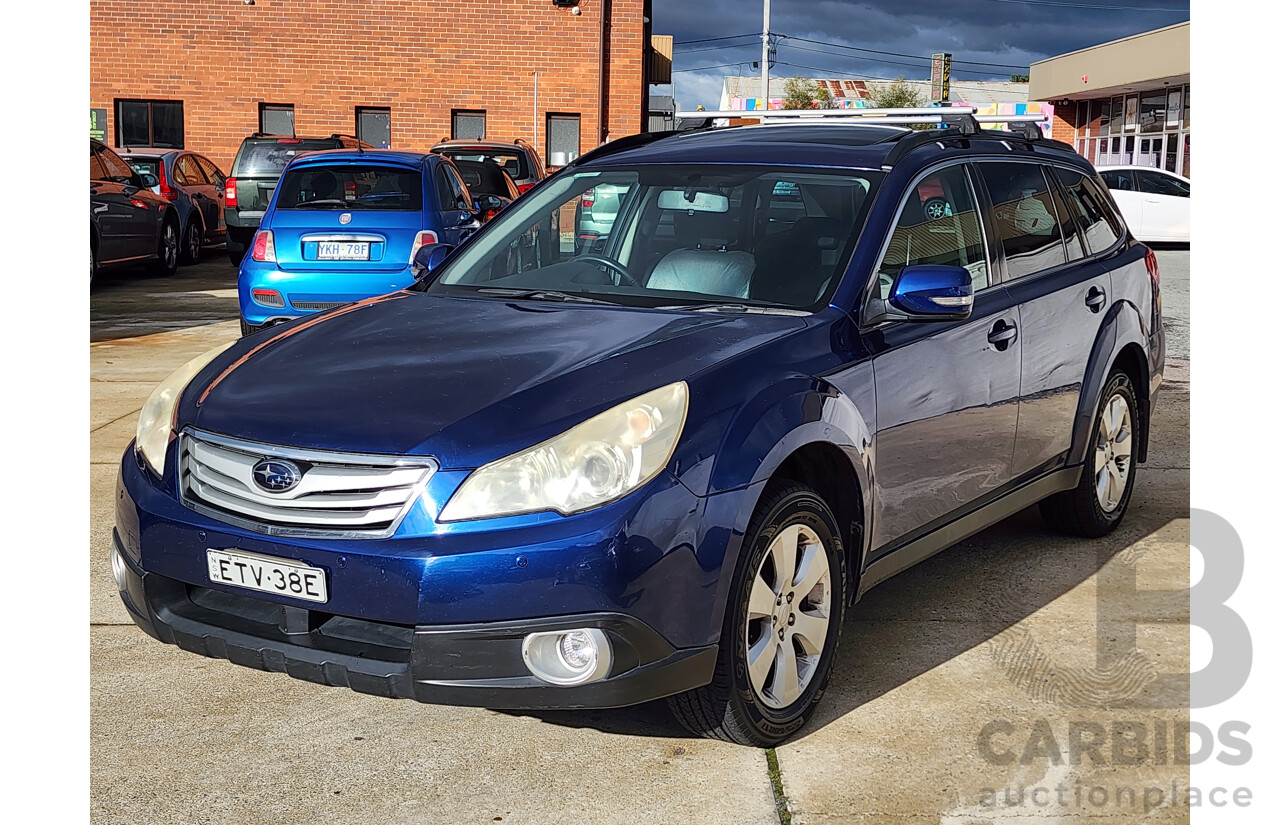 8/2010 Subaru Outback 2.5i Premium (sat-Nav) MY10 4d Wagon Blue 2.5L