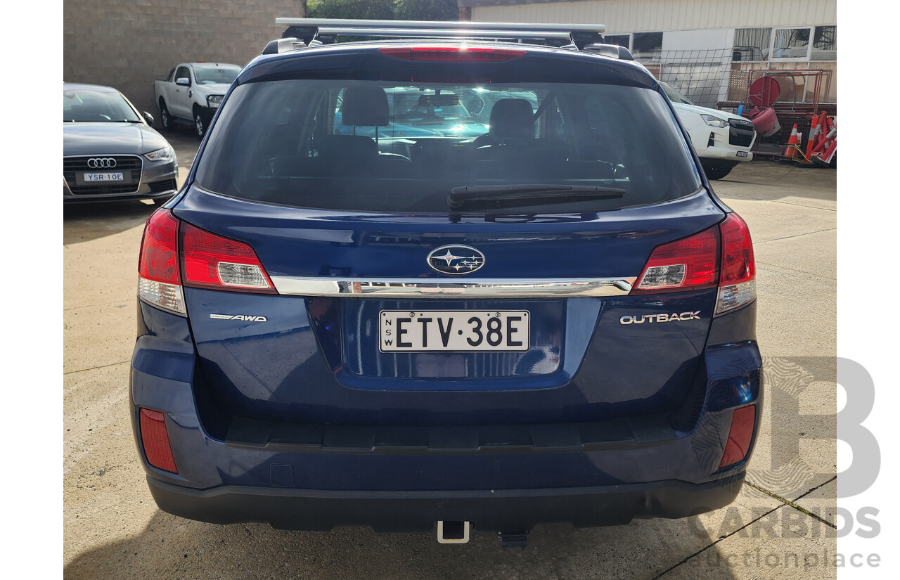 8/2010 Subaru Outback 2.5i Premium (sat-Nav) MY10 4d Wagon Blue 2.5L