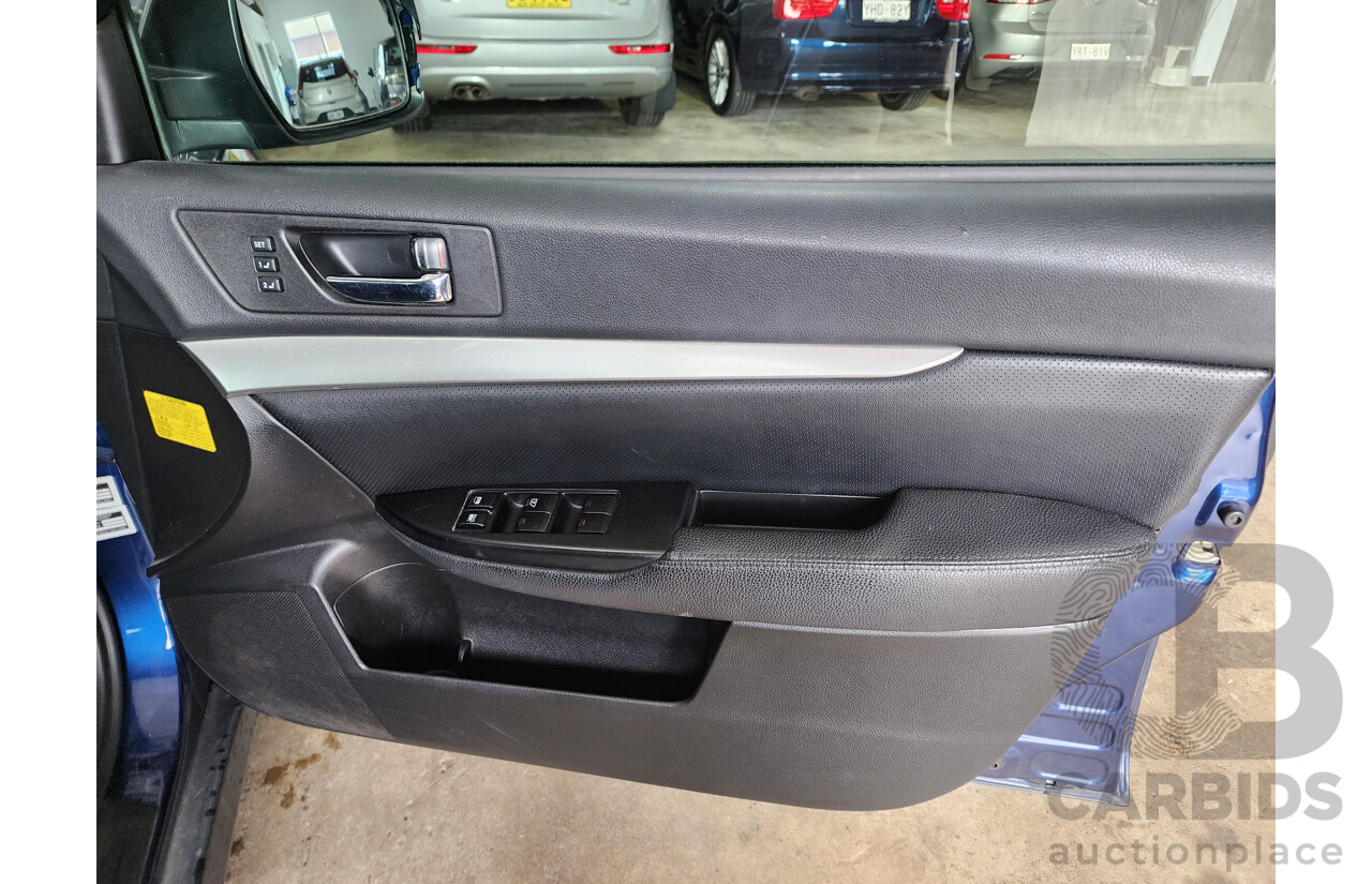 8/2010 Subaru Outback 2.5i Premium (sat-Nav) MY10 4d Wagon Blue 2.5L