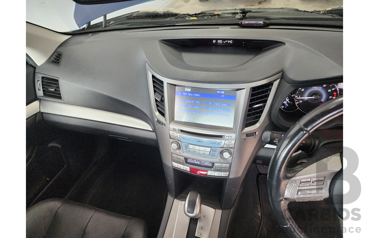 8/2010 Subaru Outback 2.5i Premium (sat-Nav) MY10 4d Wagon Blue 2.5L