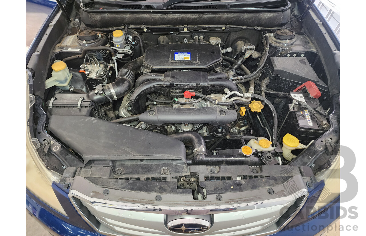 8/2010 Subaru Outback 2.5i Premium (sat-Nav) MY10 4d Wagon Blue 2.5L