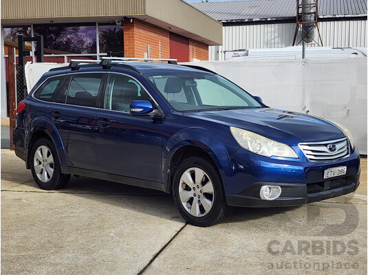 8/2010 Subaru Outback 2.5i Premium (sat-Nav) MY10 4d Wagon Blue 2.5L