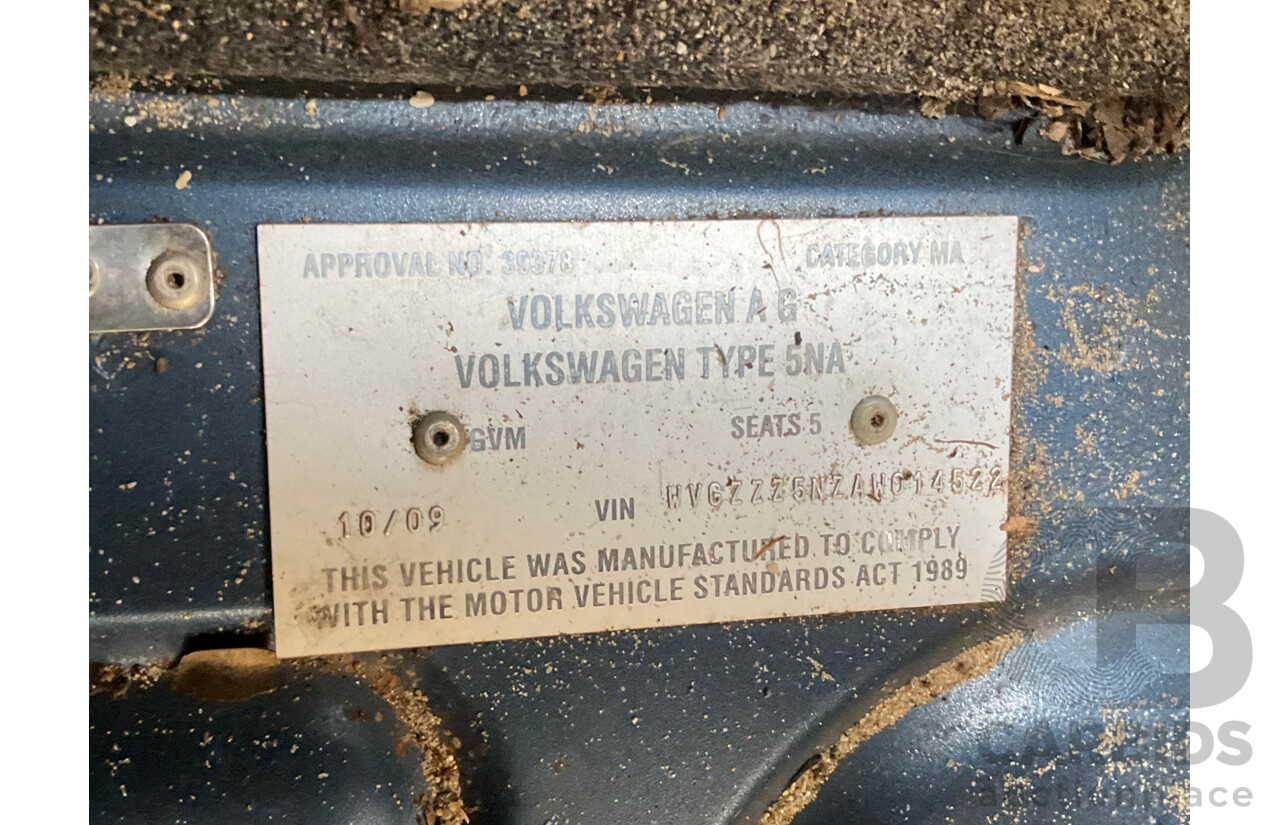 10/2009 Volkswagen Tiguan 103 TDI (AWD) 5NC MY09 4d Wagon Blue Turbo Diesel 2.0L