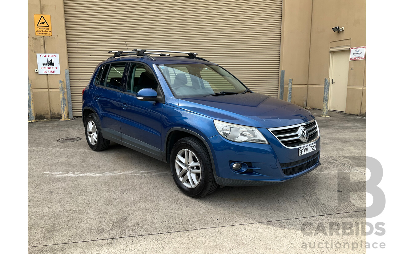 10/2009 Volkswagen Tiguan 103 TDI (AWD) 5NC MY09 4d Wagon Blue Turbo Diesel 2.0L