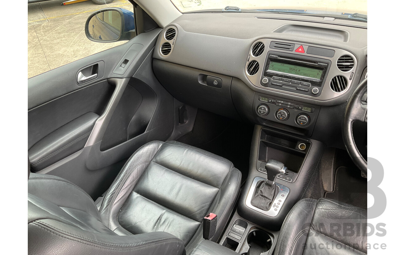 10/2009 Volkswagen Tiguan 103 TDI (AWD) 5NC MY09 4d Wagon Blue Turbo Diesel 2.0L