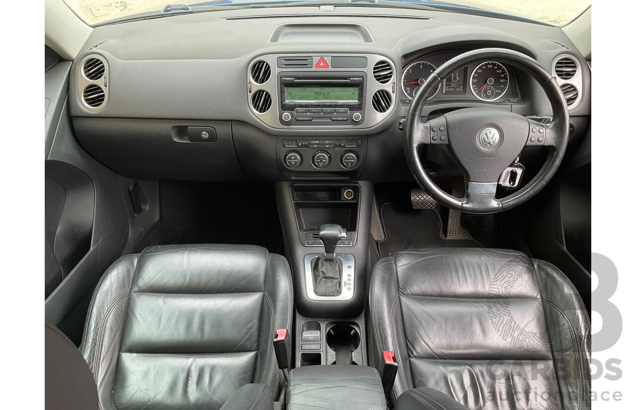 10/2009 Volkswagen Tiguan 103 TDI (AWD) 5NC MY09 4d Wagon Blue Turbo Diesel 2.0L