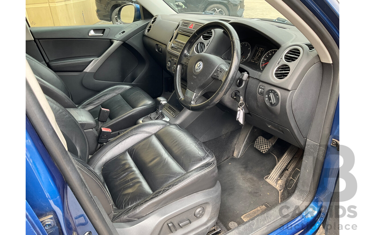 10/2009 Volkswagen Tiguan 103 TDI (AWD) 5NC MY09 4d Wagon Blue Turbo Diesel 2.0L