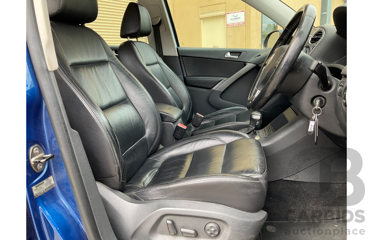 10/2009 Volkswagen Tiguan 103 TDI (AWD) 5NC MY09 4d Wagon Blue Turbo Diesel 2.0L