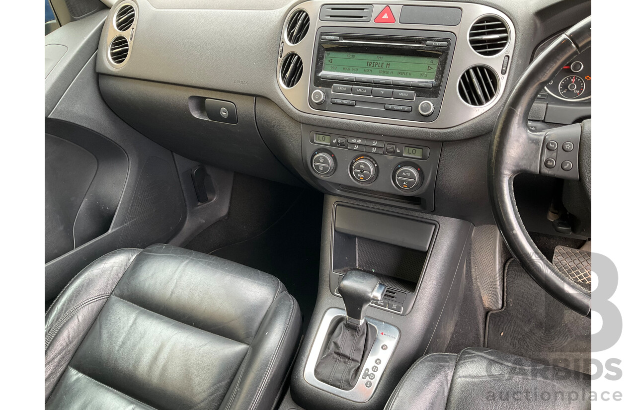 10/2009 Volkswagen Tiguan 103 TDI (AWD) 5NC MY09 4d Wagon Blue Turbo Diesel 2.0L