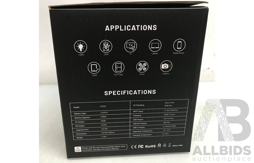 ITech (PS300) Portable Lithium Power Station