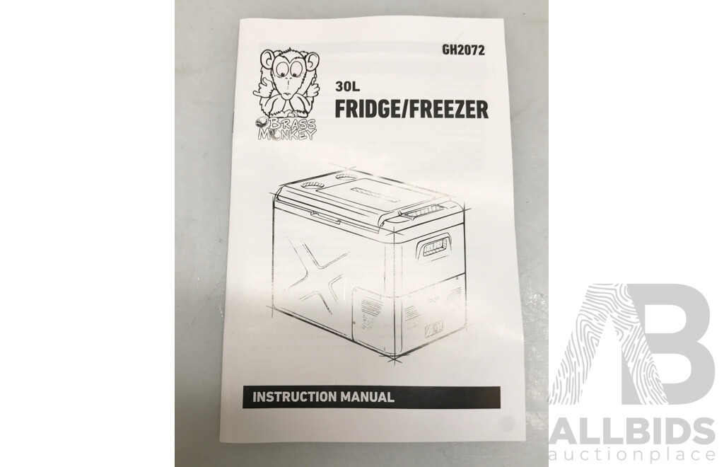 Brass Monkey 30L Portable Fridge/Freezer