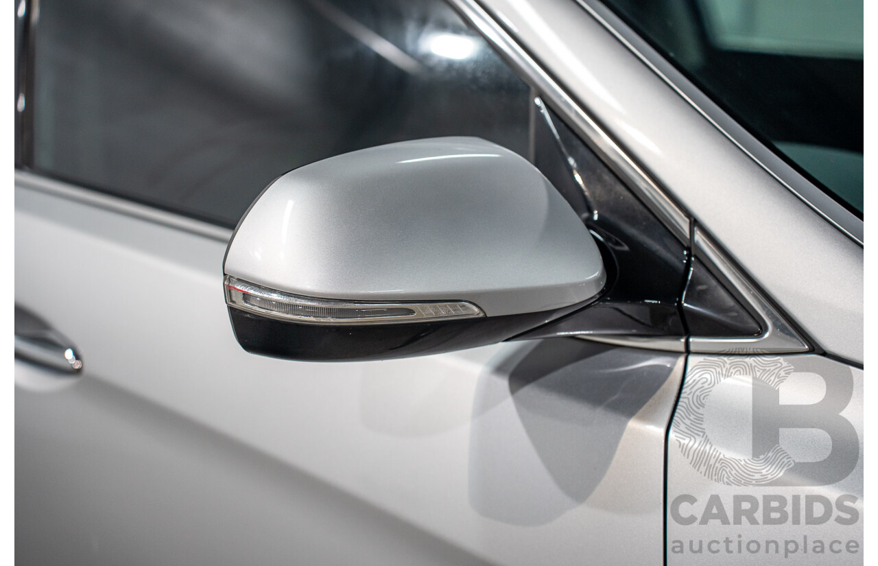 12/2015 Hyundai Santa Fe Elite CRDi (4x4) DM MY15 4d Wagon Sleek Silver Metallic Turbo Diesel 2.2L